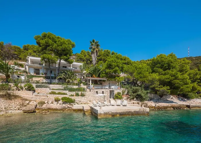 Luxury Beachfront Anemos Hvar With Pool Villa Hvar Town