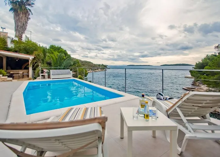 Luxury Beachfront Anemos Hvar With Pool Villa Hvar Town