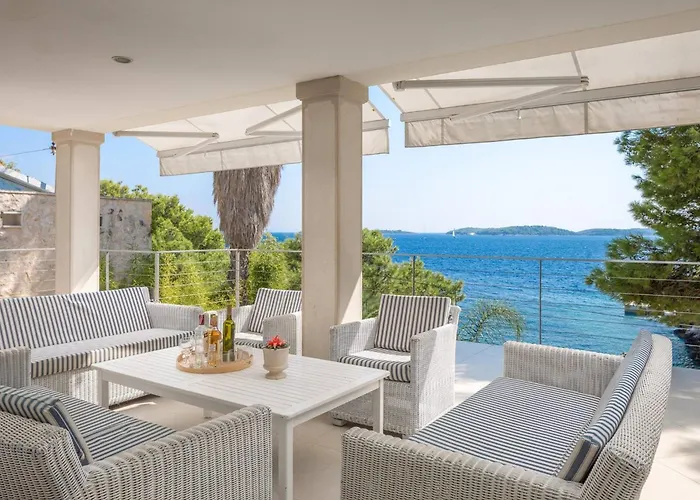 Villa Luxury Beachfront Anemos Hvar With Pool Hvar Town