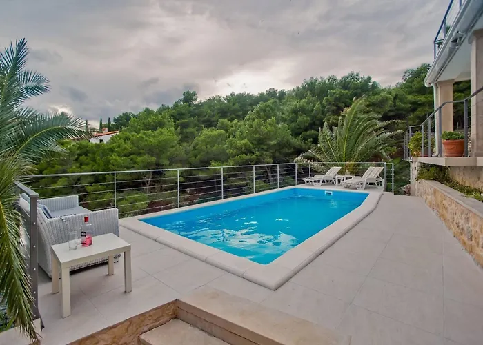 Luxury Beachfront Anemos Hvar With Pool * Hvar Town