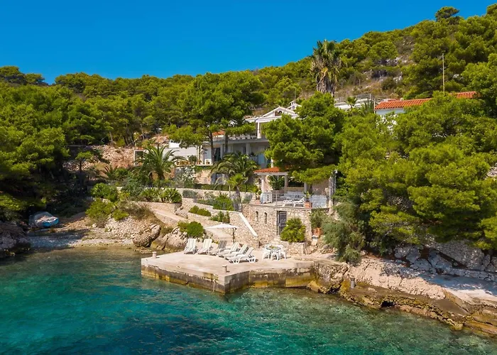 Luxury Beachfront Anemos Hvar With Pool * Hvar Town